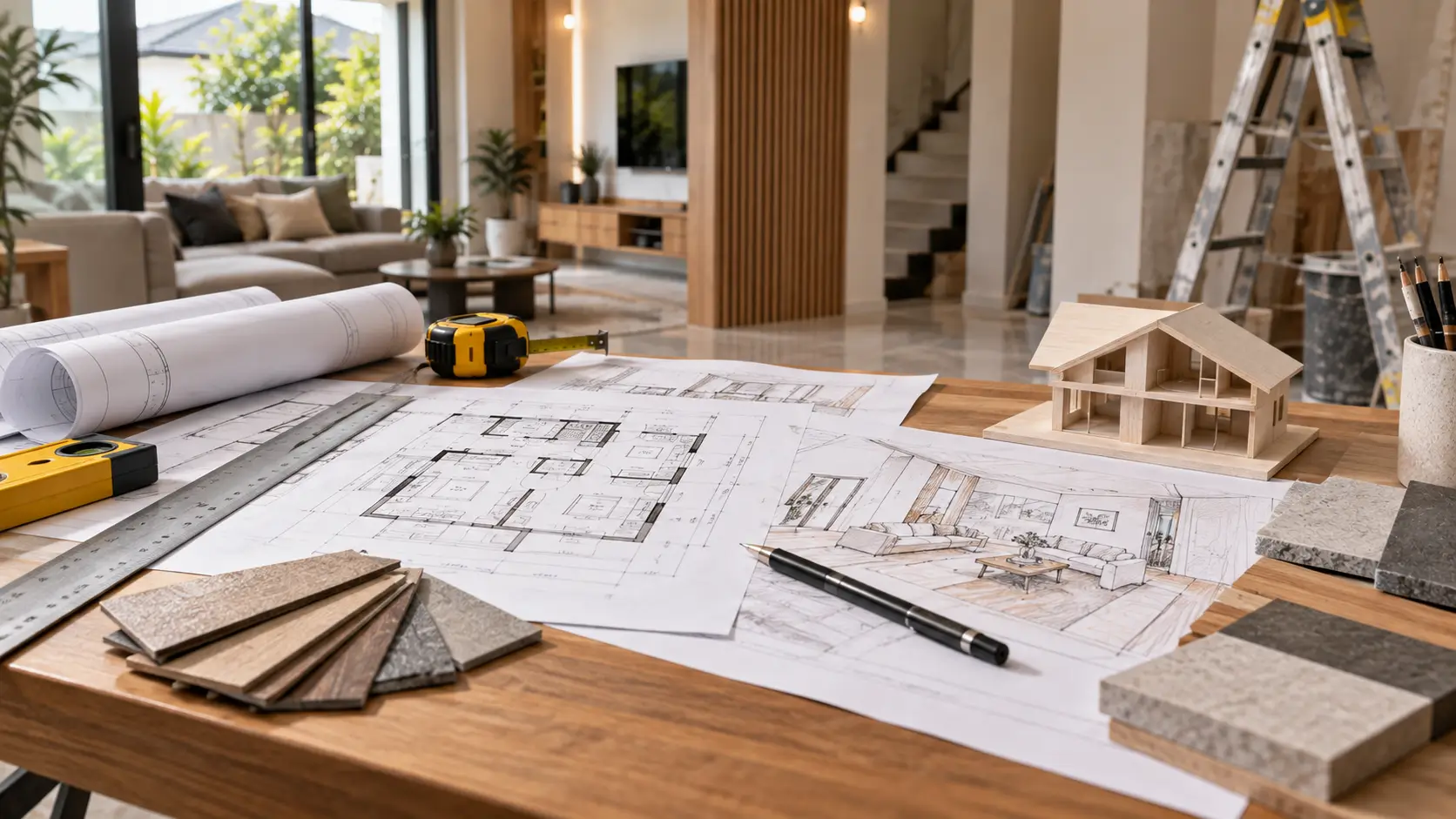 Persiapan renovasi rumah