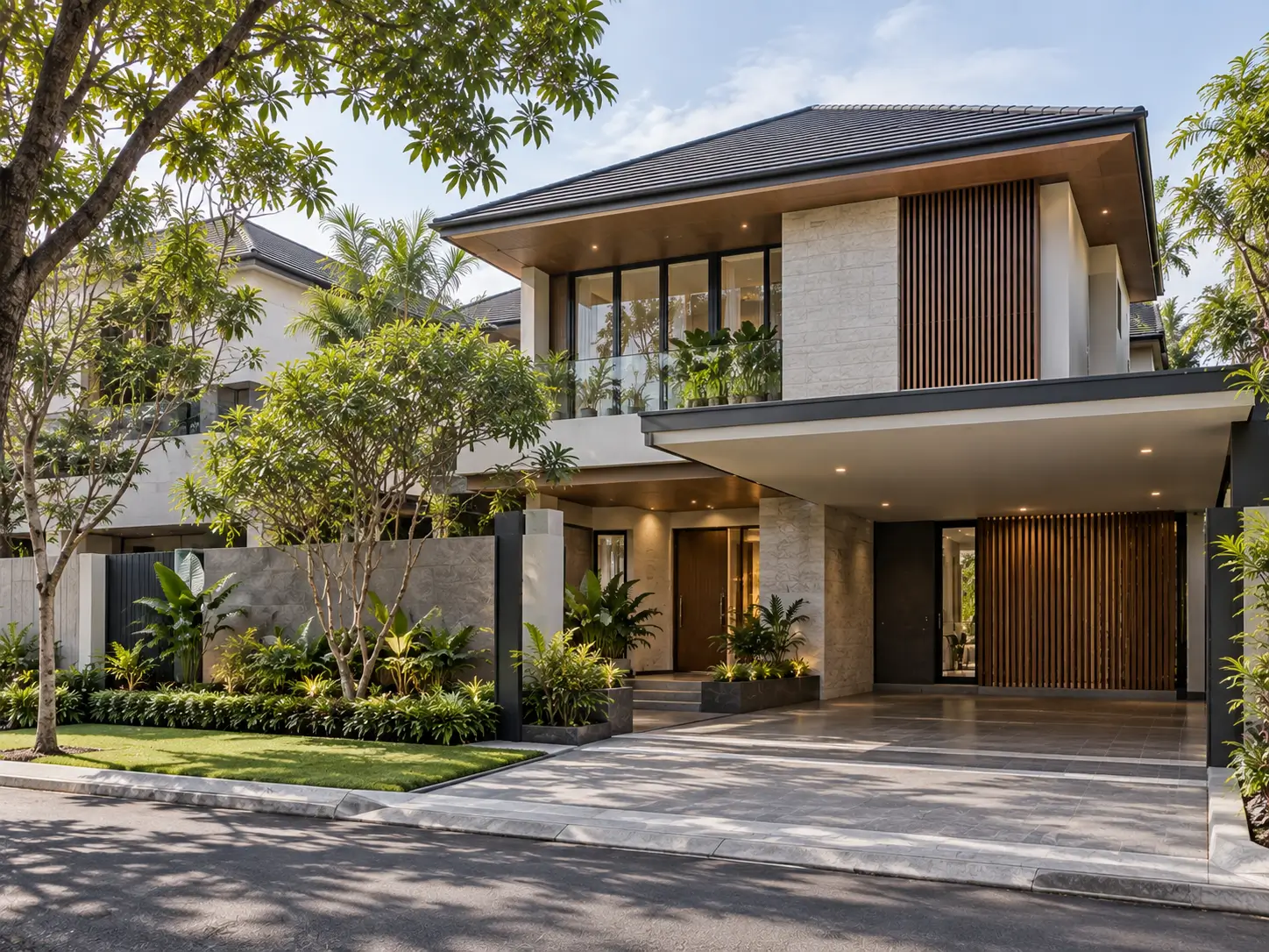 Inspirasi desain dan pembangunan rumah modern