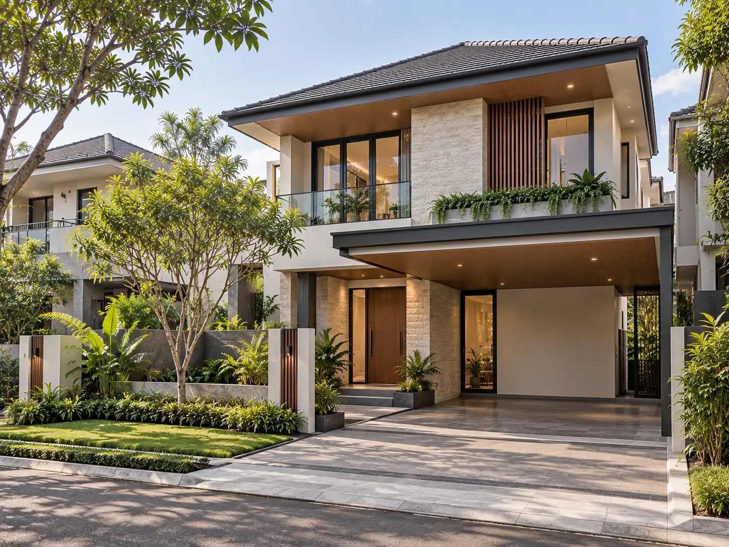 Inspirasi pembangunan rumah dua lantai bergaya modern