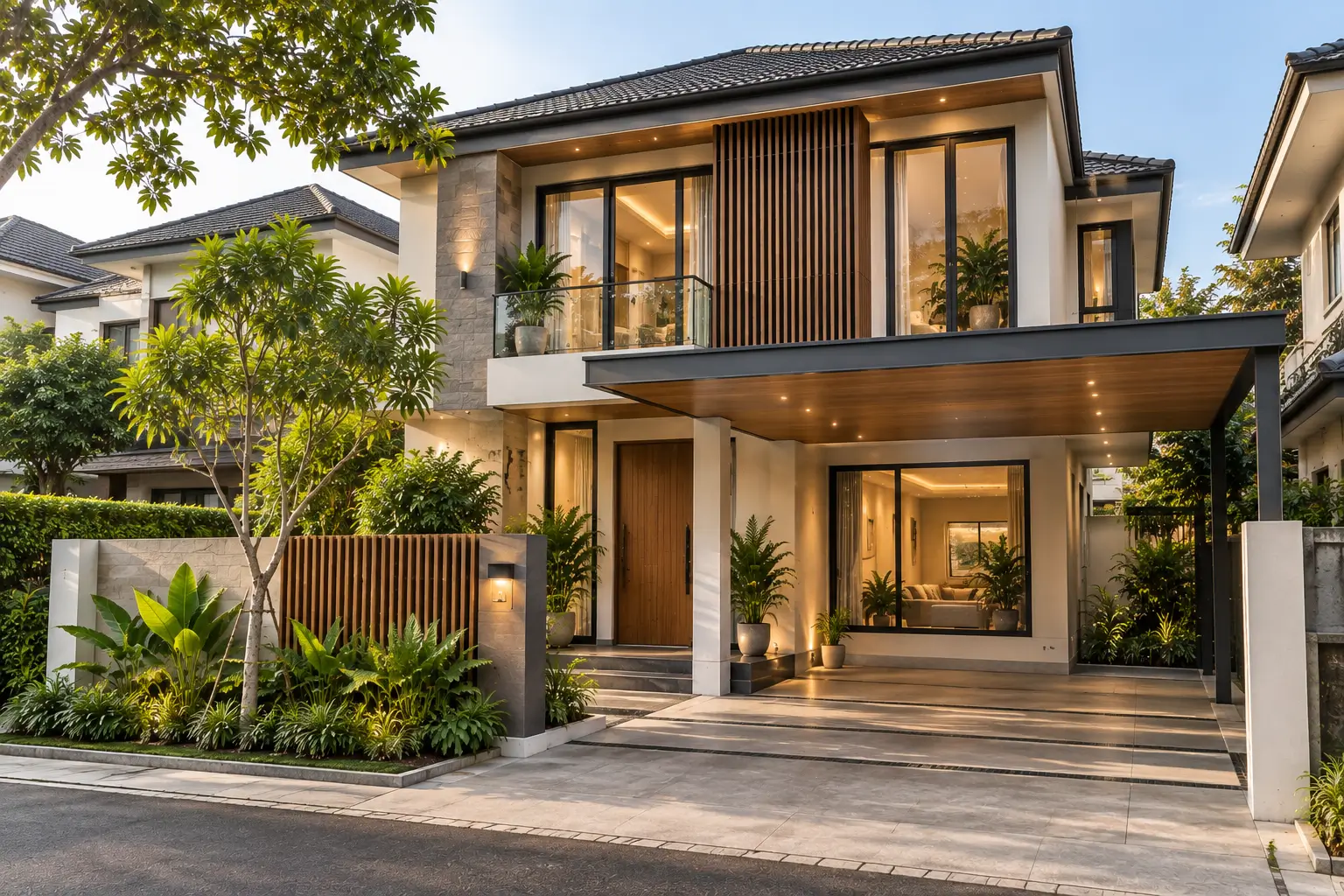 Renovasi rumah secara menyeluruh dengan pembaruan interior dan eksterior